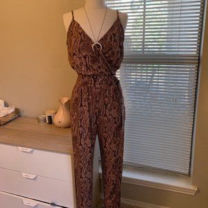 Snakeskin Jumpsuit